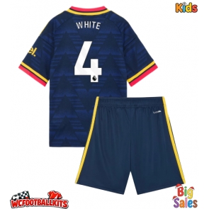 Arsenal Ben White #4 Replica Away Stadium Kit for Kids 2026-27 Short Sleeve (+ pants)